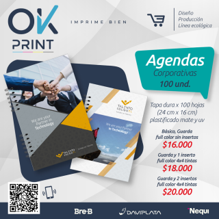 Agendas personalizadas con inserto