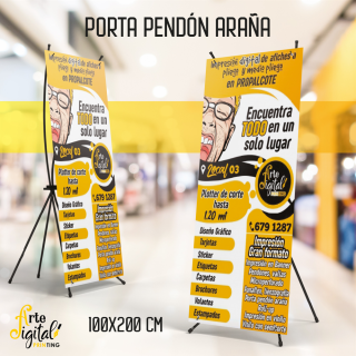 Porta Pendón Araña