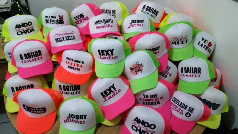 ESTAMPADO GORRAS EN SUBLIMACION